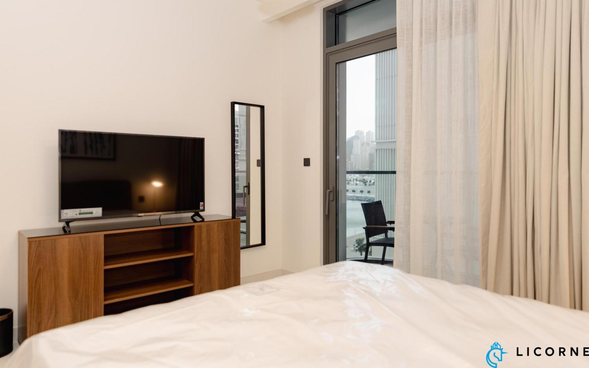 Апартаменти Seascape Sanctuary - 3 And A Half Br Beachfront Bliss - Marina Vista Tower 1 Дубай